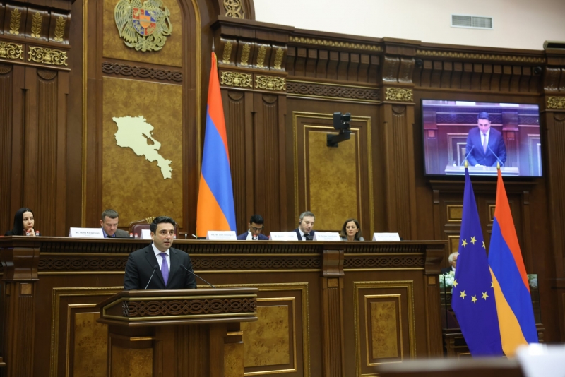 Եվրանեսթ ԽՎ 12-րդ լիագումար նստաշրջանում ՀՀ ԱԺ նախագահ Ալեն Սիմոնյանի ելույթը