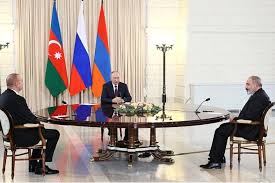 Путин, Пашинян и Алиев провели неанонсированную встречу в Туркменистане