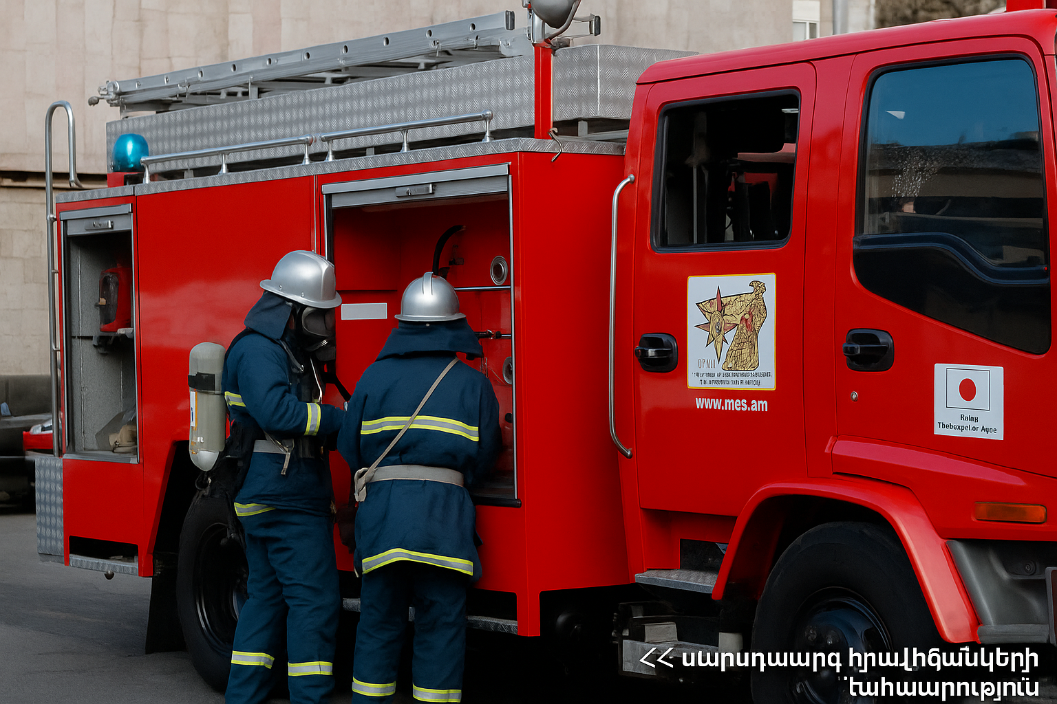 Հրդեհ Մեղրի քաղաքում