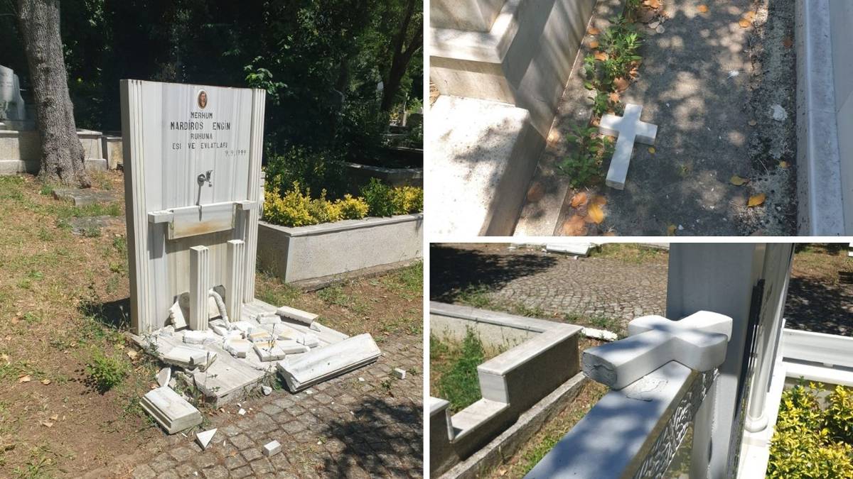 Арестован мужчина, напавший на армянское кладбище в Стамбуле