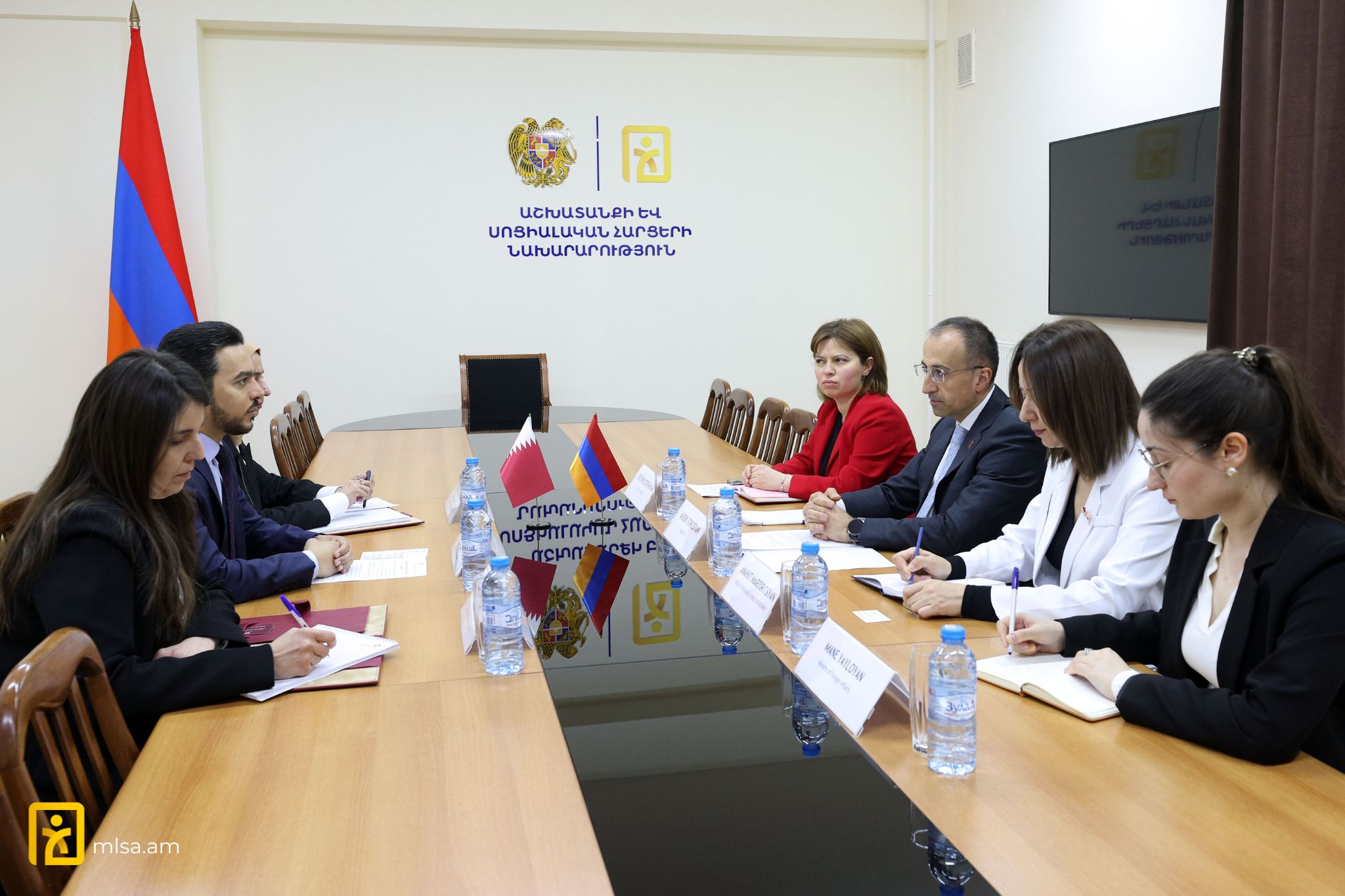 Արսեն Թորոսյանն ընդունել է ՀՀ-ում Կատարի Պետության արտակարգ և լիազոր դեսպանին