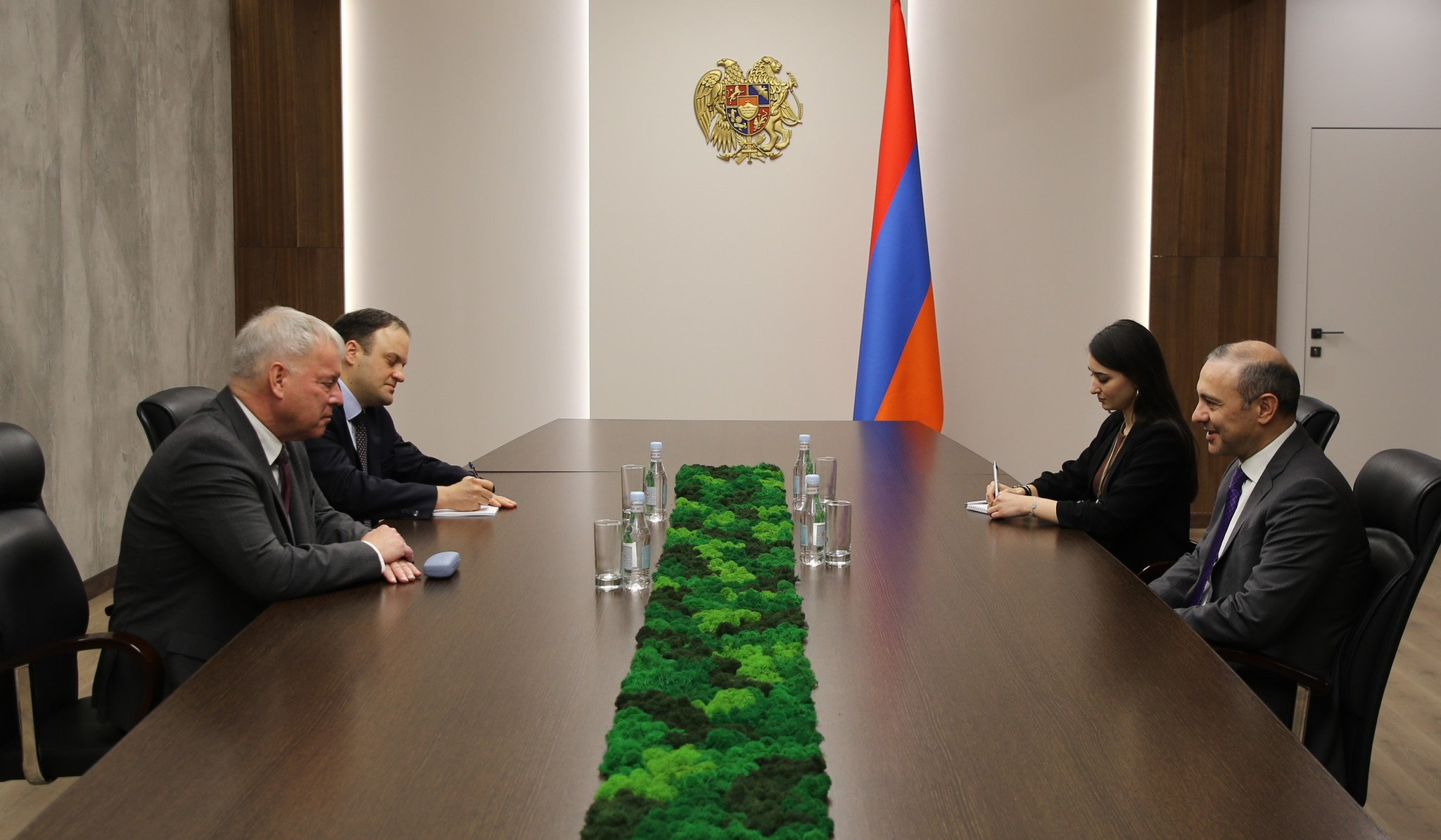 Արմեն Գրիգորյանն ընդունել է Հայաստանում ԵՄ քաղաքացիական դիտորդական առաքելության ղեկավարին