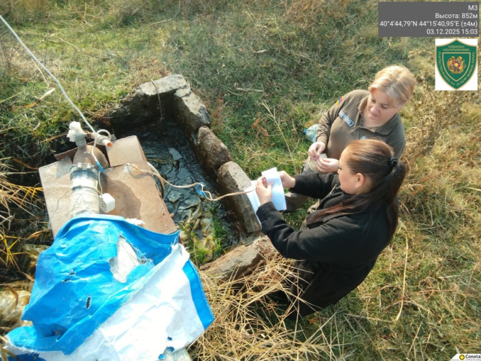 Հայաստանի մարզերում հայտնաբերվել են ապօրինի ջրօգտագործման դեպքեր