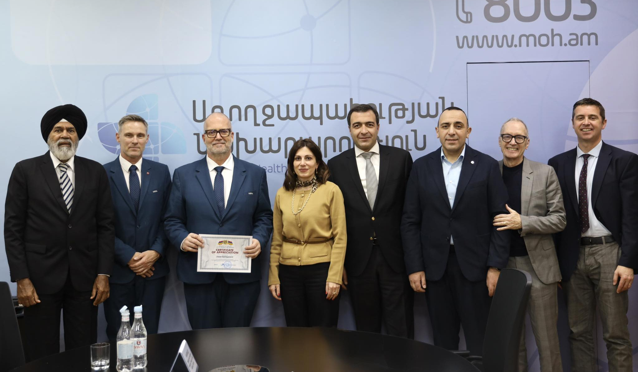 Հայաստանում առաջին անգամ մեկնարկել է ՈՒԵՖԱ-ի ֆուտբոլային բժիշկների կրթական ծրագիրը