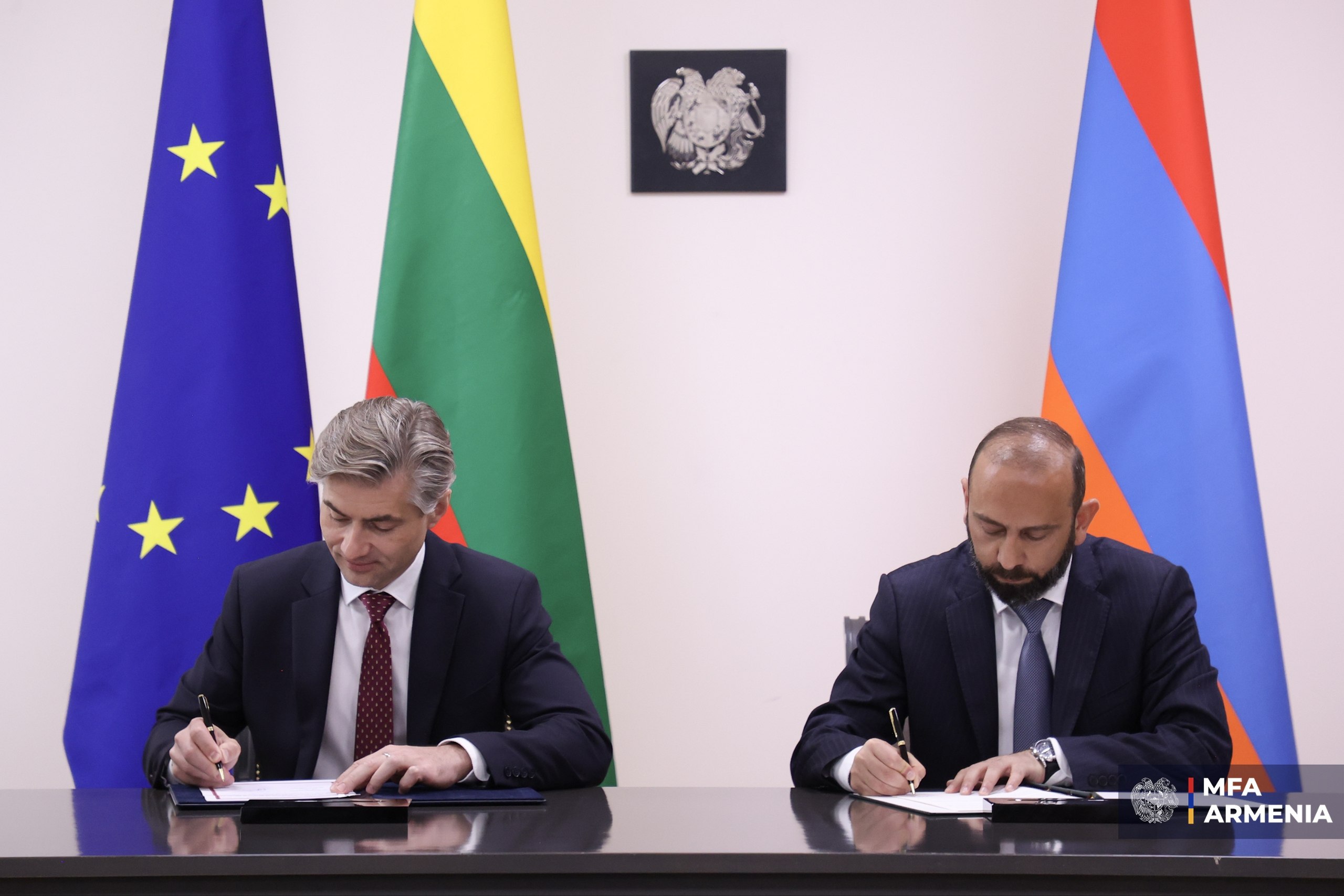 Армения и Литва подписали декларацию о стратегическом партнерстве