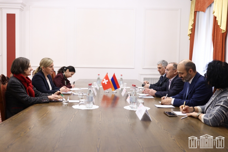 Сейран Оганян встретился с послом Швейцарии